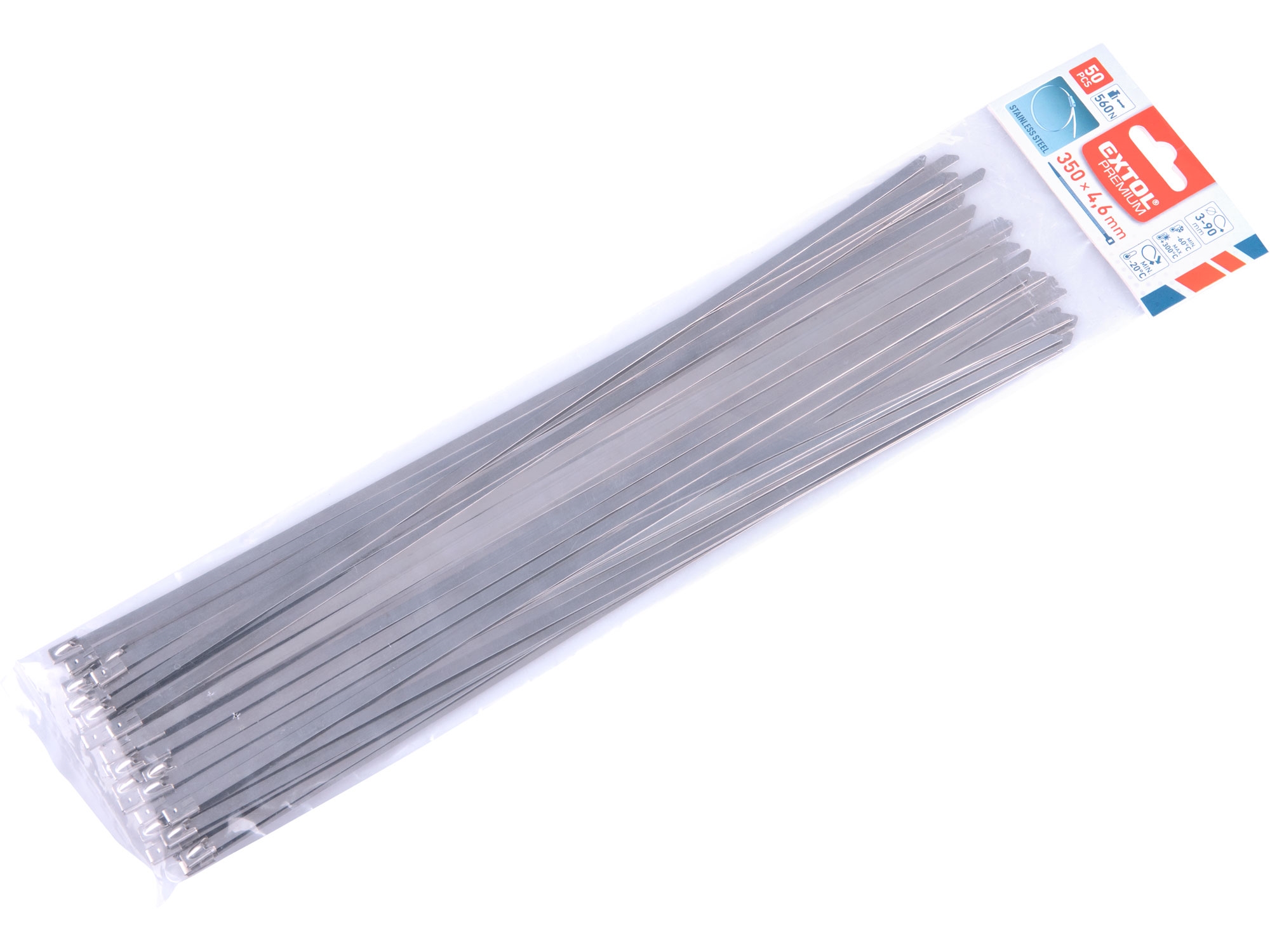 EXTOL PREMIUM 8856278 pásky stahovací NEREZ