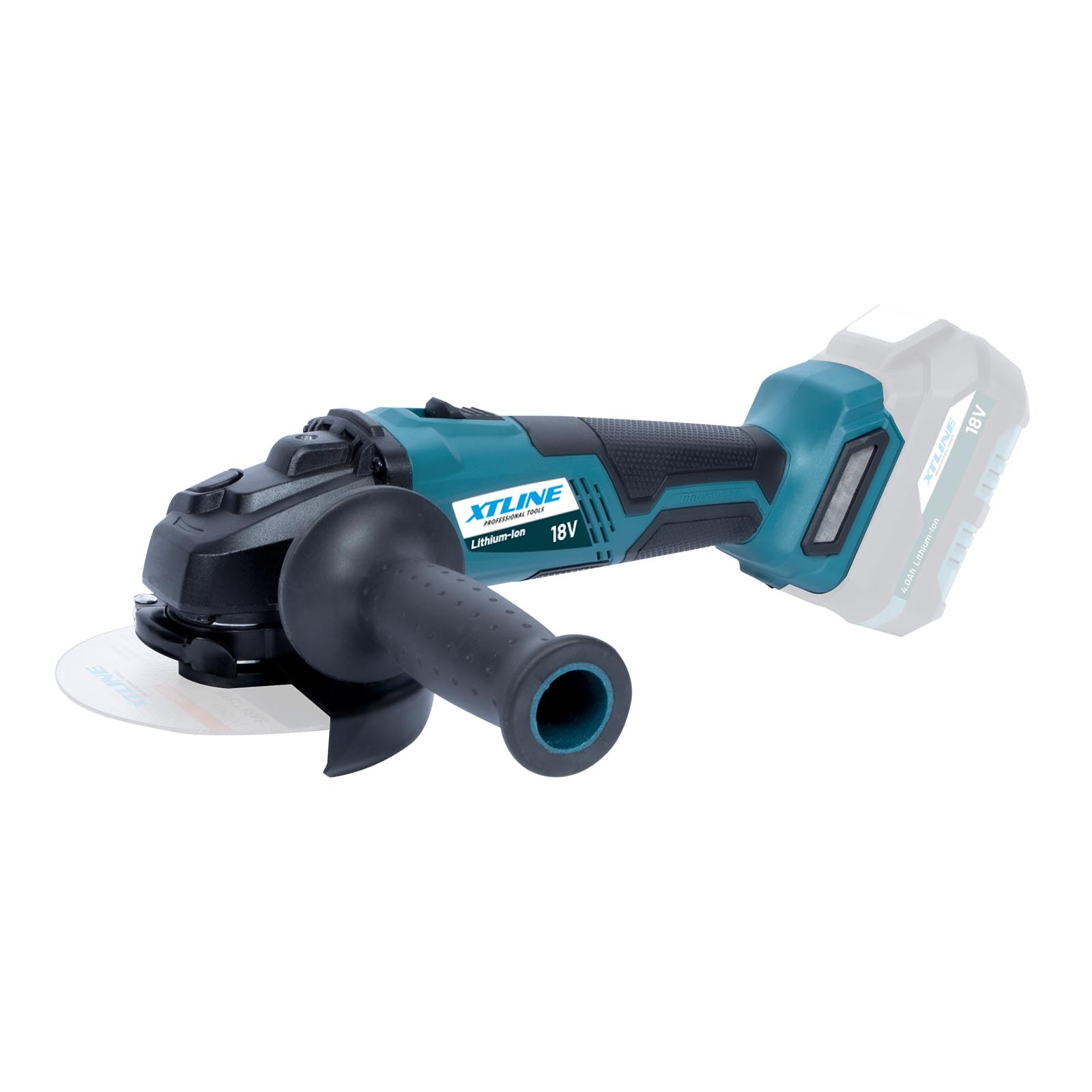 Aku úhlová bruska XTline XT102835