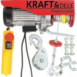 Elektrický lanový naviják 125/250 230V KD1524 KRAFT&DELE
