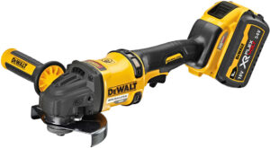DeWALT DCG418X2 (2x9Ah) 54V FlexVolt aku úhlová bruska s nabíječkou a akumulátorem