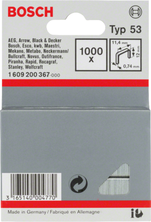 BOSCH spony typ 53 - šířka 11
