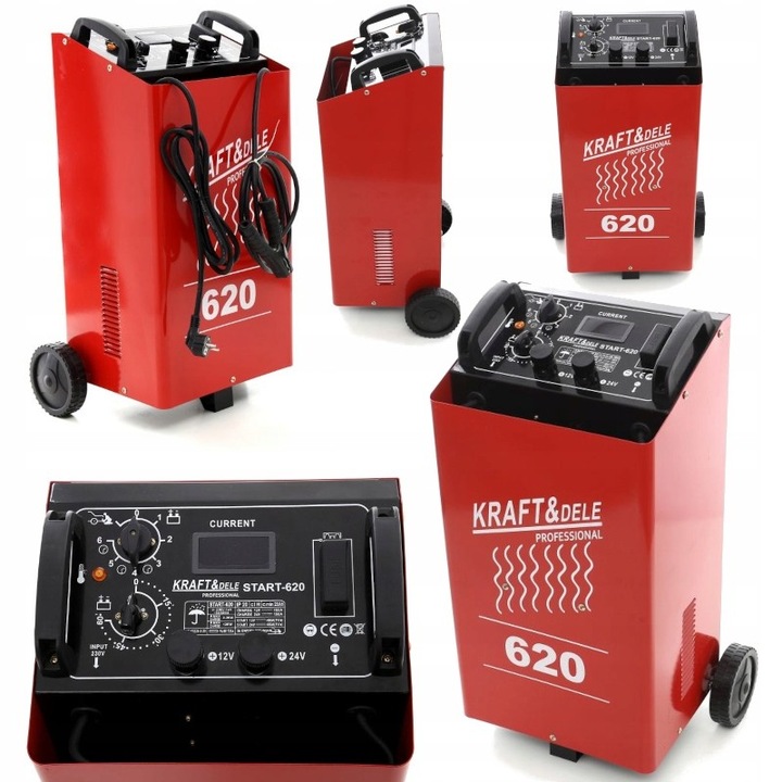 Nabíjecí zdroj se startem 250A 12/24V KD1915 KRAFT&DELE