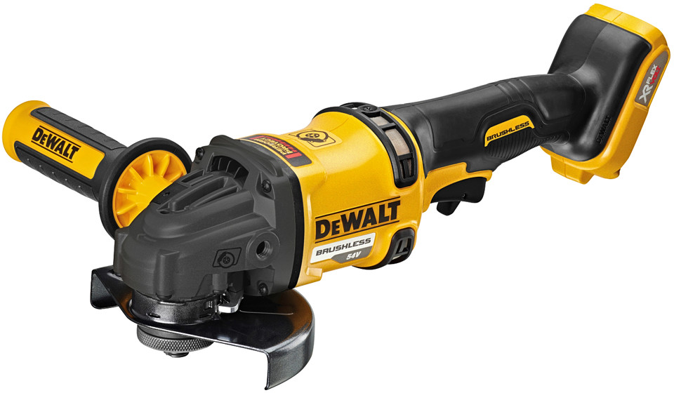DeWALT DCG418N (verze bez aku) 54V FlexVolt aku úhlová bruska Perform&Protect