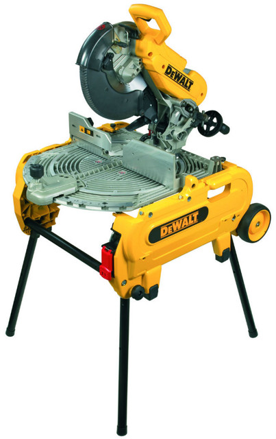 DeWALT D27107 305mm kombinovaná pokosová pila TGS s horním stolem 2v1 + stojan