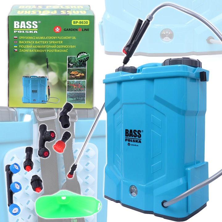 Aku zádový postřikovač 18l 8630 BASS