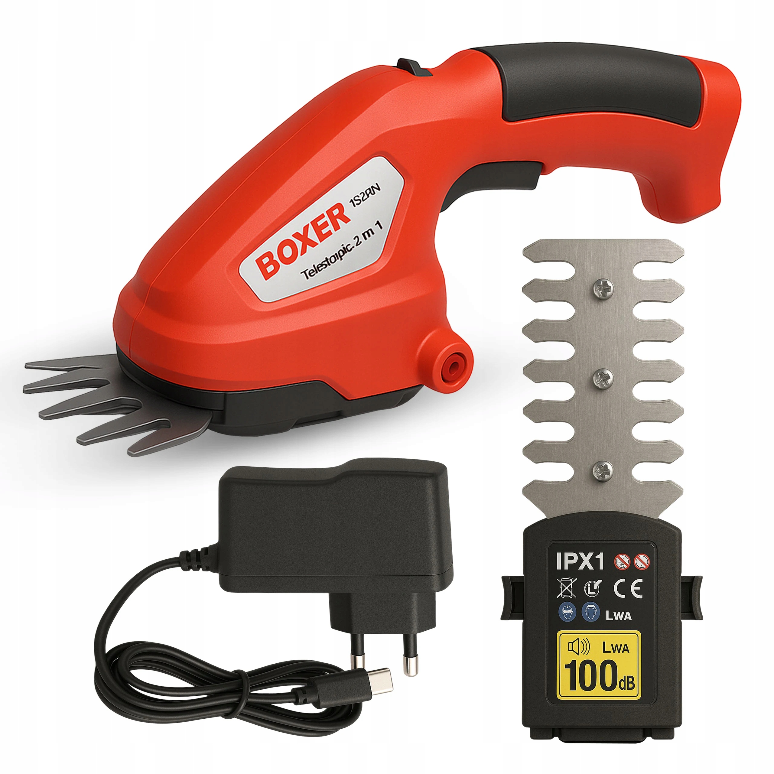 Aku zahradní nůžky na živý plot 2v1 BX3251 BOXER