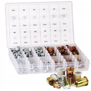 Sada nýtovacích matic 300ks KD10486 KRAFT&DELE