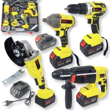 Sada aku nářadí 4v1 2x36V BX187 BOXER