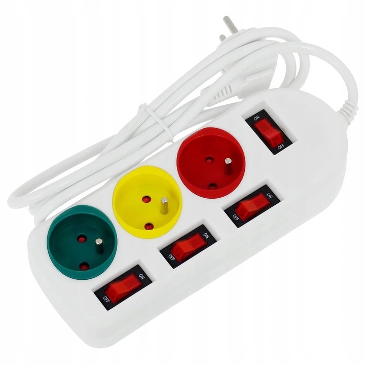 ONDRAGON Prodlužovací kabel 5m 3 zásuvky RS1445 BULLTECH