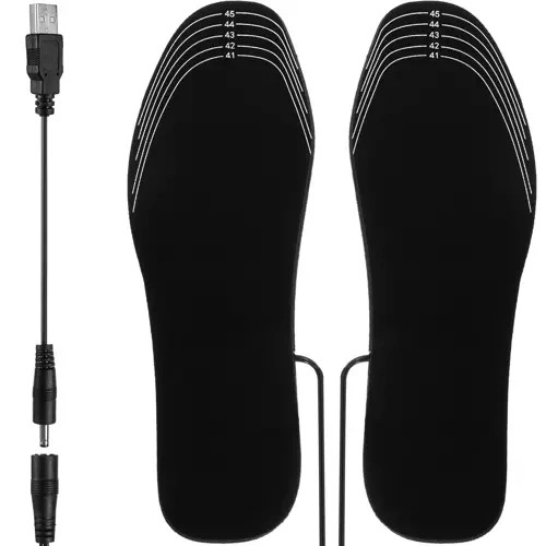 Trizand 19702 Elektricky vyhřívané vložky do bot USB černé