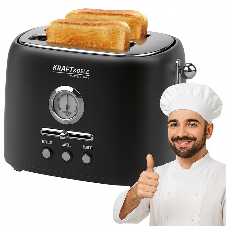 Elektrický toustovač 1000W KD4155 KRAFT&DELE