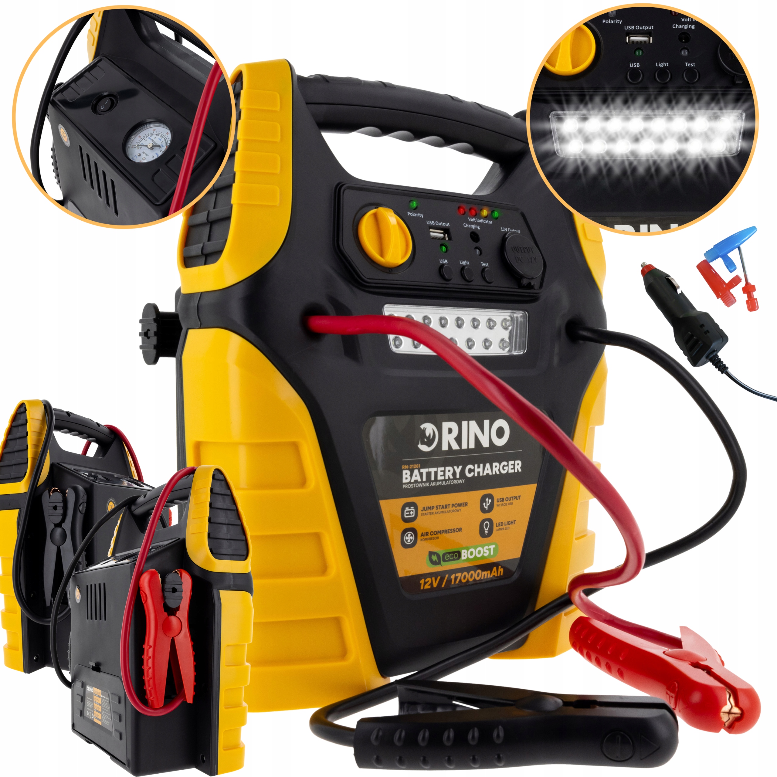 Přenosná startovací stanice 5v1 RN21261 BULLTECH