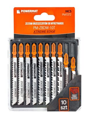 Sada pilových plátků do přímočaré pily 10ks PM-ZBDW-10T POWERMAT