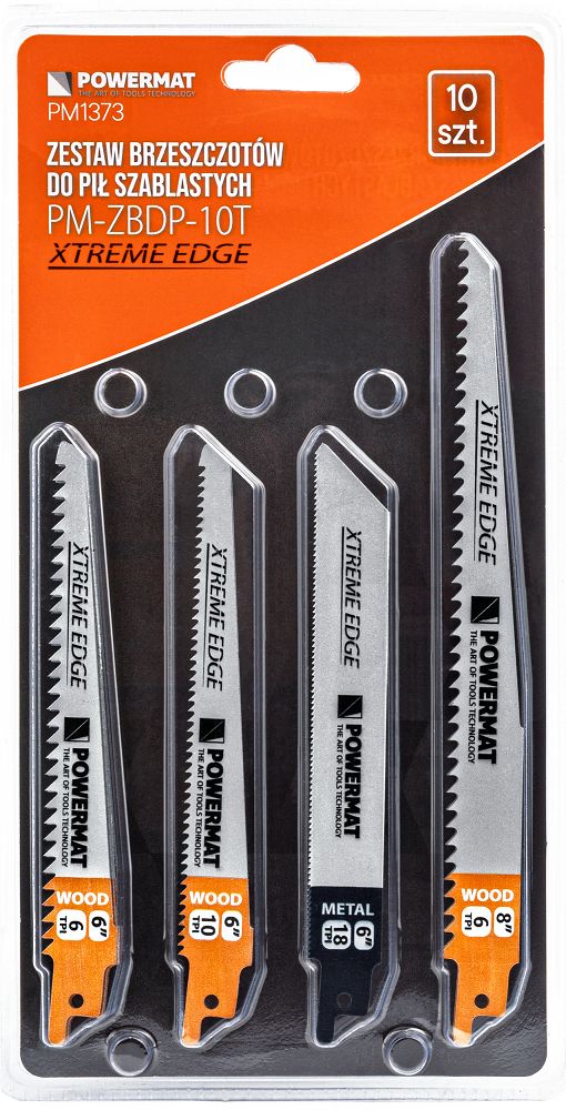 Sada plátků do pily ocasky 10ks PM-ZBDP-10T POWERMAT