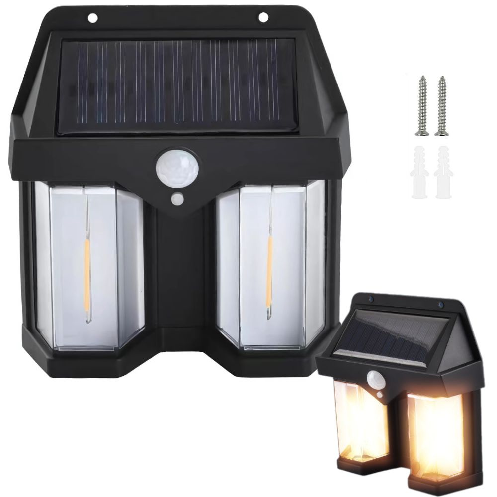 Jipos Tools Solární lampa se senzorem stmívání 12335 JIPOS