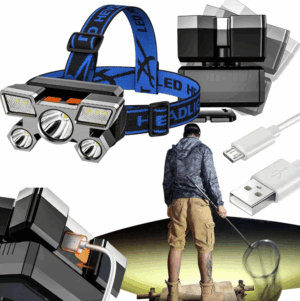 Jipos Tools LED dobíjecí čelovka R1227 JIPOS