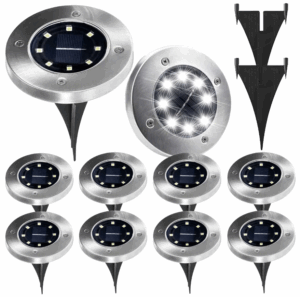 Jipos Tools Solární lampy 10ks kulaté R2143 JIPOS