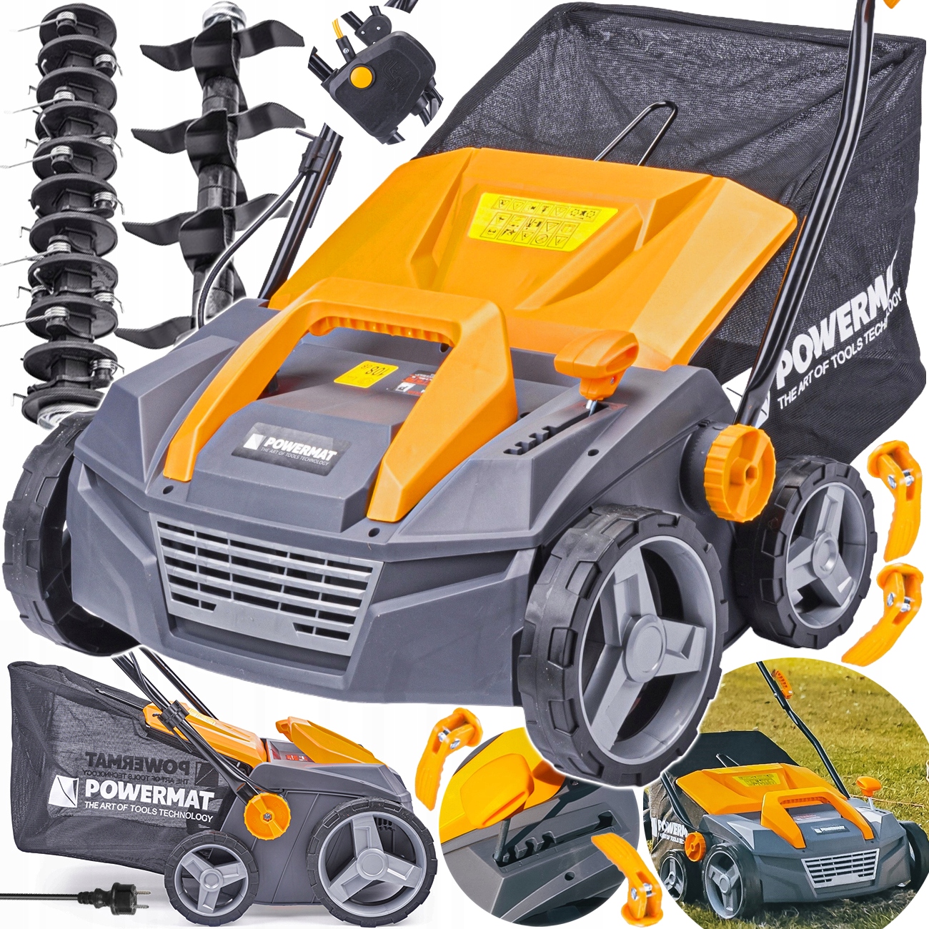 Elektrický vertikutátor 2550W PM-AEW-2550M POWERMAT