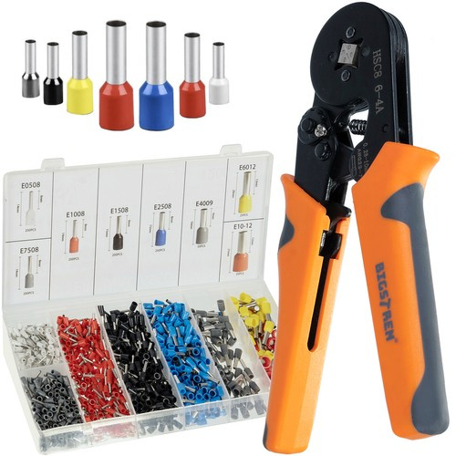 Jipos Tools Krimpovací kleště + sada koncovek 22717 JIPOS