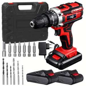 Jipos Tools Aku šroubovák 2x18V + příslušenství R2298 JIPOS