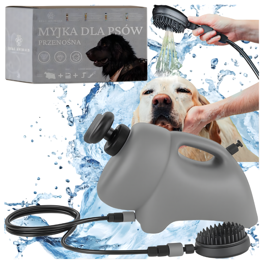 Jipos Tools Přenosná sprcha 8l pro psy a kočky R1604 JIPOS