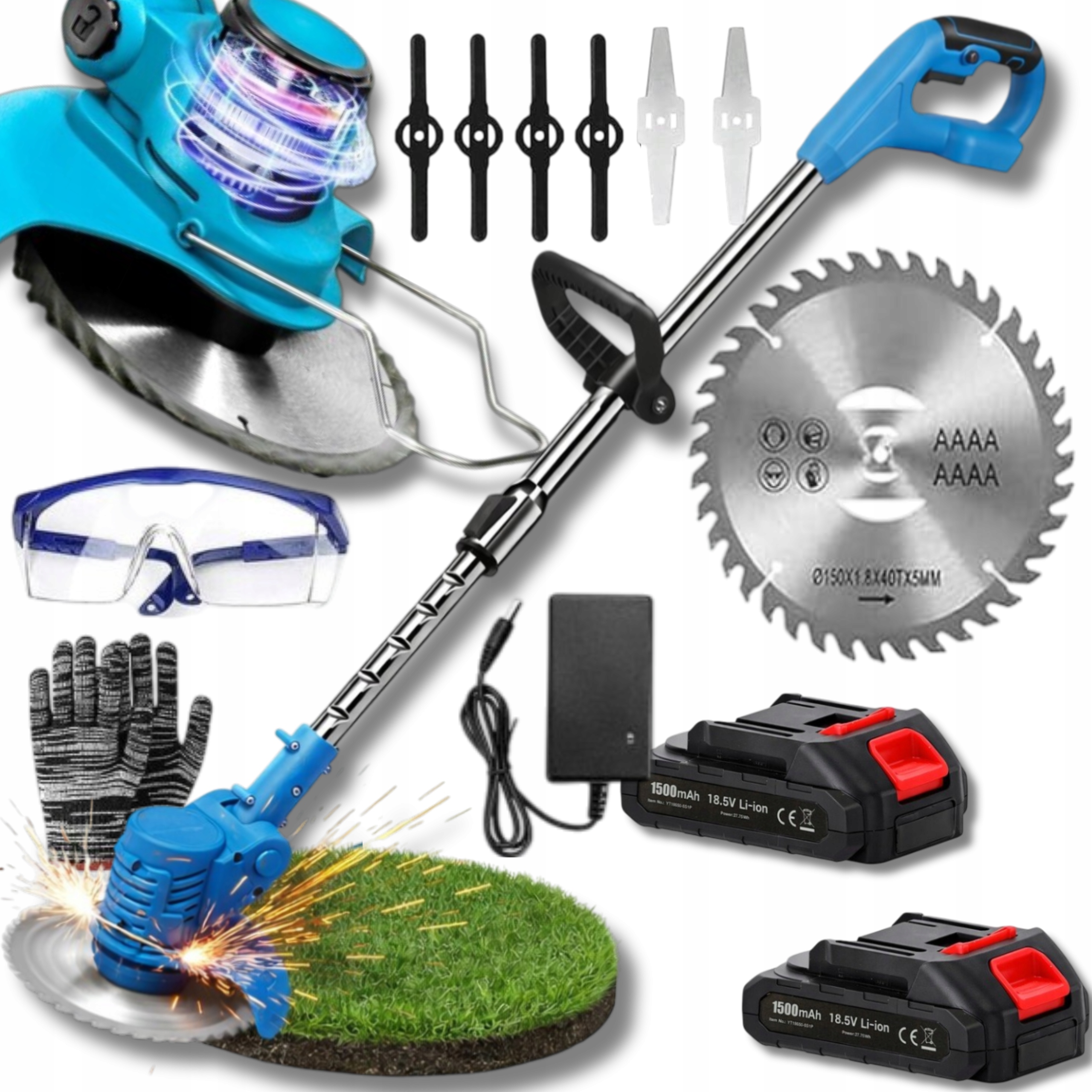 Křovinořez aku 2x36V