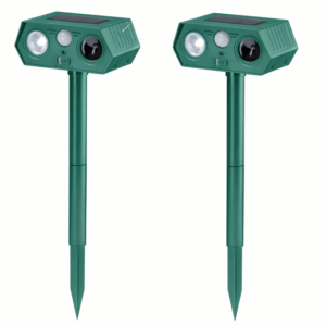 Jipos Tools Solární odpuzovač zvířat s detekcí pohybu 2ks R2157 JIPOS