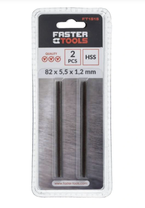 Jipos Tools Náhradní nože pro hoblík 82mm 2ks FT1515 JIPOS