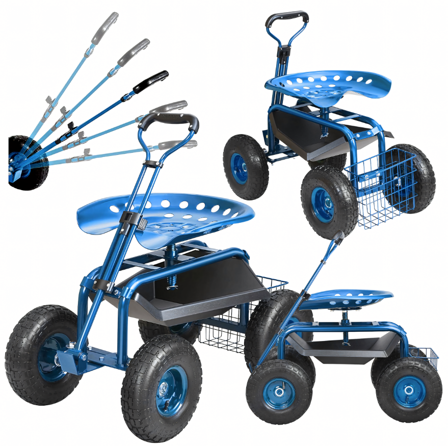 Jipos Tools Zahradní vozík s košíkem R2338 JIPOS