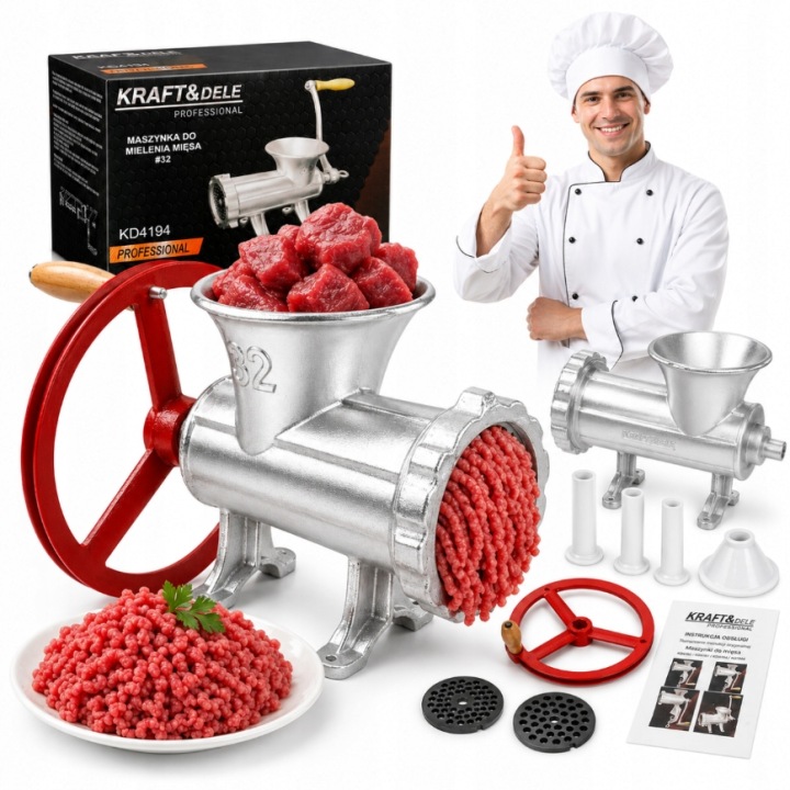 Ruční mlýnek na maso vel.32 KD4194 KRAFT&DELE