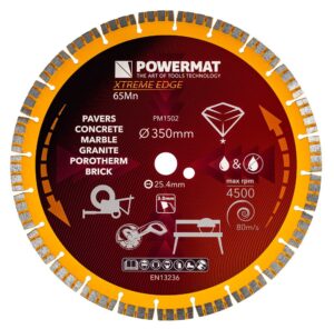 Diamantový segmentový kotouč 350mm PM-TDCS-3501T POWERMAT