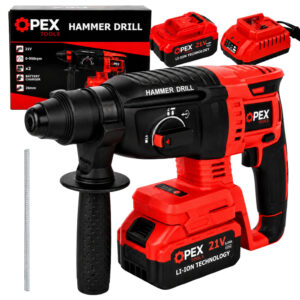 Jipos Tools Aku příklepová vrtačka SDS+ 2x21V 28008 OPEX
