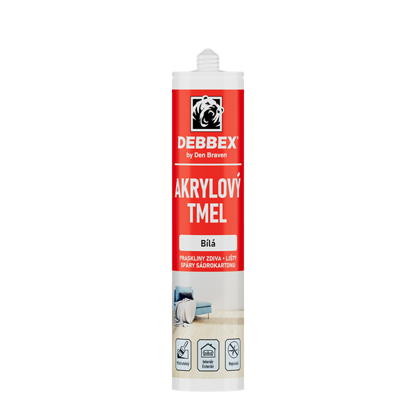 Akrylový tmel 280ml bílý RL 20102RL DenBraven