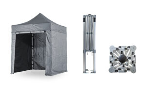 Nůžkový párty stan 2x2 m TENTino BIG HEXAGON Barva opláštění (Zvolte variantu): 17A - ANTRACIT