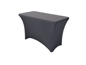 TENTino Elastický potah STANDARD na skládací stůl 122x60 cm VÍCE BAREV Barva ubrusu: TMAVĚ ŠEDÁ / ANTRACIT