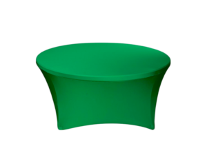 TENTino Elastický ubrus STANDARD na kulatý stůl 180 cm Barva ubrusu: ZELENÁ / GREEN