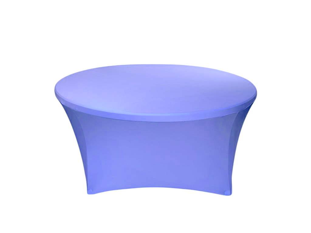 TENTino Elastický ubrus STANDARD na kulatý stůl 180 cm Barva ubrusu: LEVANDULOVÁ / LAVENDER