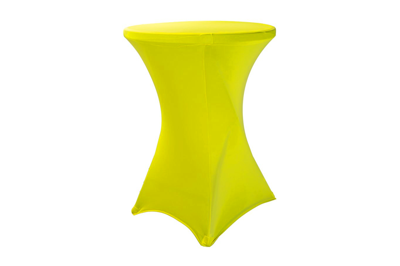 TENTino Elastický ubrus EXTREME na koktejlový bistro stůl 70-80 cm VÍCE BAREV Barva ubrusu: SVÍTIVĚ ŽLUTÁ / YELLOW