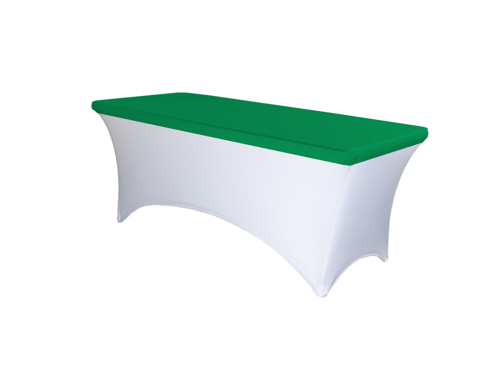 TENTino Elastická čepice STANDARD na desku skládacího stolu 180-183x76 cm VÍCE BAREV Barva ubrusu: ZELENÁ / GREEN