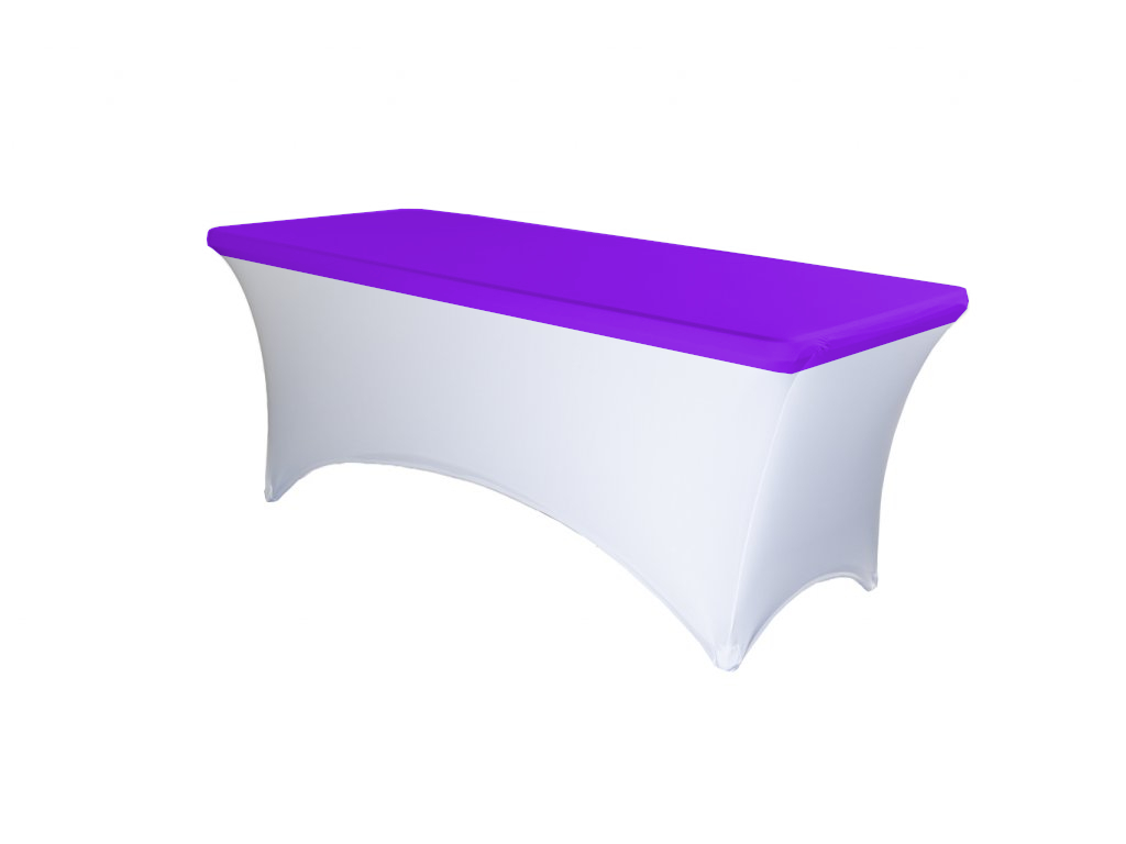 TENTino Elastická čepice STANDARD na desku skládacího stolu 180-183x76 cm VÍCE BAREV Barva ubrusu: FIALOVÁ / VIOLET