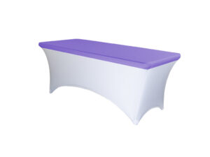 TENTino Elastická čepice STANDARD na desku skládacího stolu 180-183x76 cm VÍCE BAREV Barva ubrusu: LEVANDULOVÁ / LAVENDER