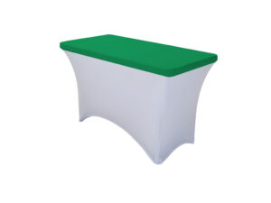 TENTino Elastická čepice STANDARD na desku skládacího stolu 122x60 cm VÍCE BAREV Barva ubrusu: ZELENÁ / GREEN