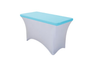 TENTino Elastická čepice STANDARD na desku skládacího stolu 122x60 cm VÍCE BAREV Barva ubrusu: SVĚTLE MODRÁ / SKY BLUE