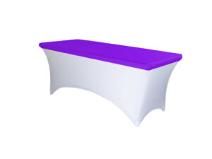TENTino Elastická čepice STANDARD na desku skládacího stolu 152x76 cm VÍCE BAREV Barva ubrusu: FIALOVÁ / VIOLET