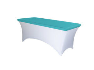 TENTino Elastická čepice STANDARD na desku skládacího stolu 152x76 cm VÍCE BAREV Barva ubrusu: TYRKYSOVÁ / TURQUOISE