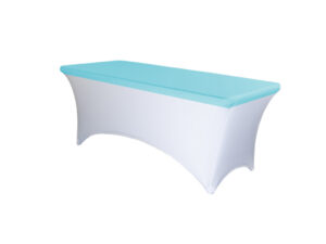 TENTino Elastická čepice STANDARD na desku skládacího stolu 152x76 cm VÍCE BAREV Barva ubrusu: SVĚTLE MODRÁ / SKY BLUE