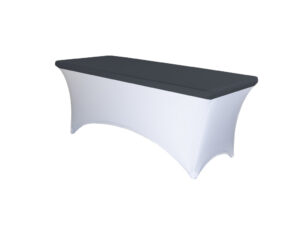 TENTino Elastická čepice STANDARD na desku skládacího stolu 152x76 cm VÍCE BAREV Barva ubrusu: TMAVĚ ŠEDÁ / ANTRACIT