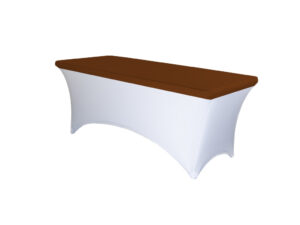 TENTino Elastická čepice STANDARD na desku skládacího stolu 152x76 cm VÍCE BAREV Barva ubrusu: ČOKOLÁDOVÁ HNĚDÁ / CHOCOLATE
