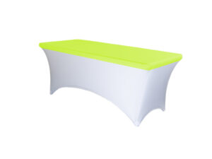 TENTino Elastická čepice STANDARD na desku skládacího stolu 152x76 cm VÍCE BAREV Barva ubrusu: SVÍTIVĚ ŽLUTÁ / YELLOW