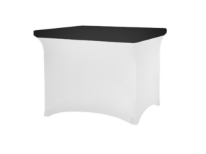 TENTino Elastická čepice STANDARD na skládací stůl 87x87 cm VÍCE BAREV Barva ubrusu: ČERNÁ / BLACK